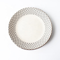 Ceramic Plates Sets New design customized embossed plate